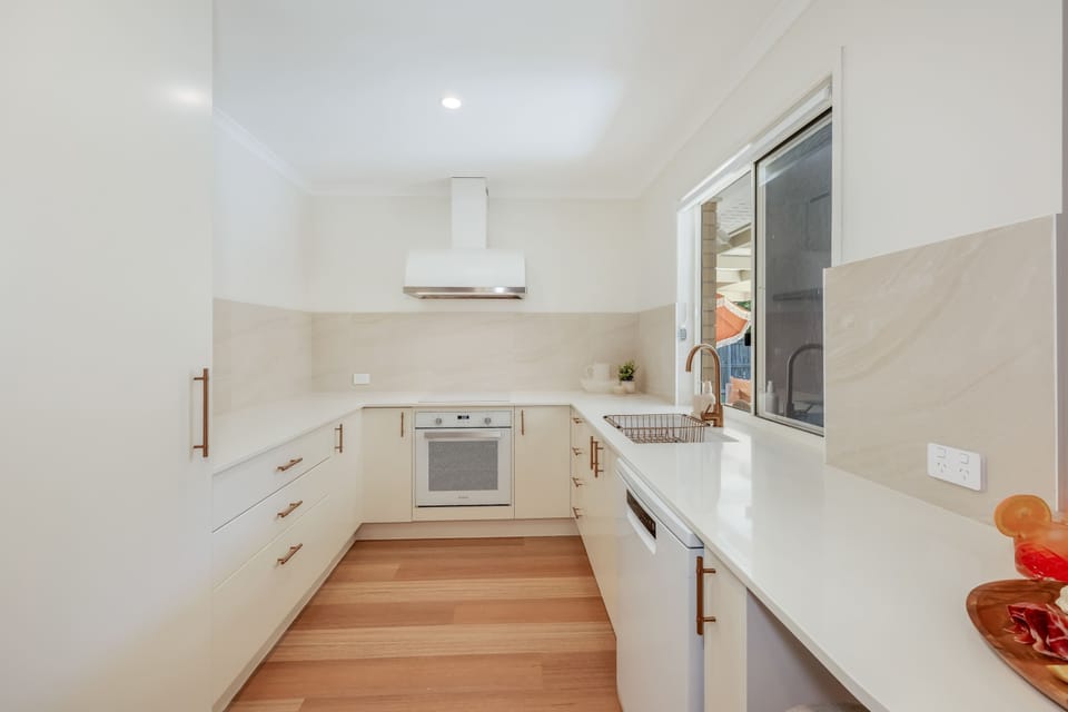 56 Whalley, sleek kitchen