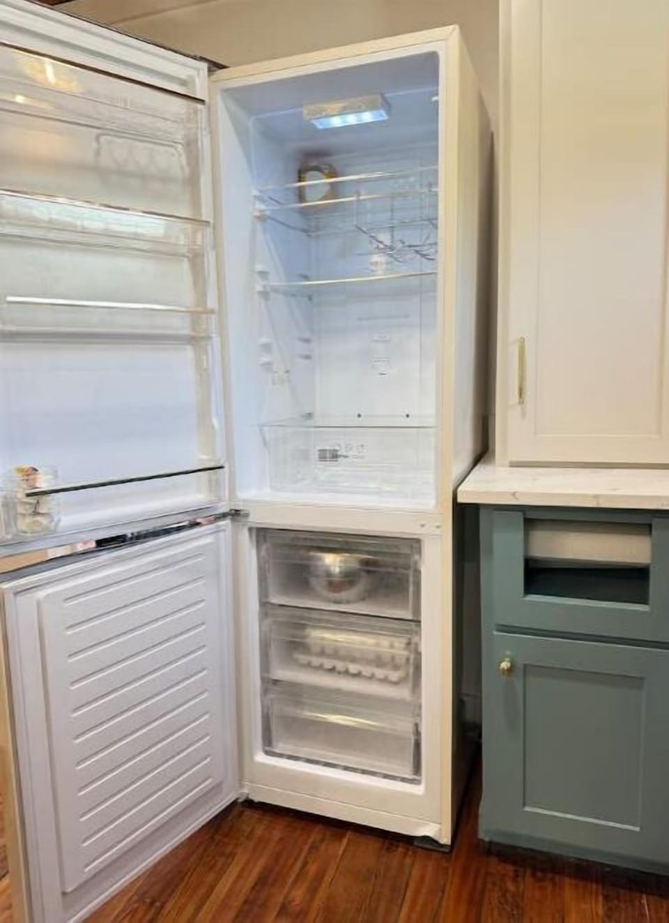 plenty of room in our retro fridge