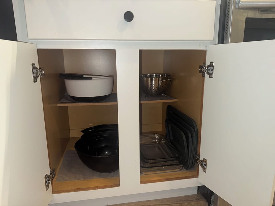 fully stocked kitchen
