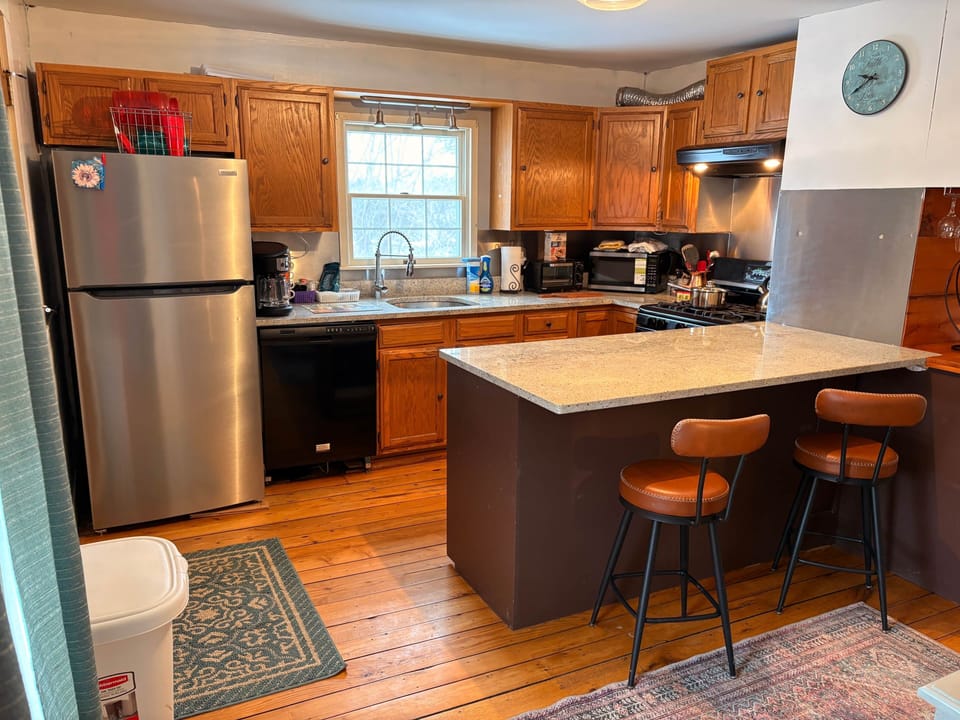 Fully stocked kitchen 