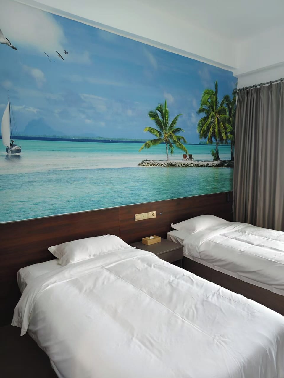 Basic Twin Room, Ocean View | WiFi (free)