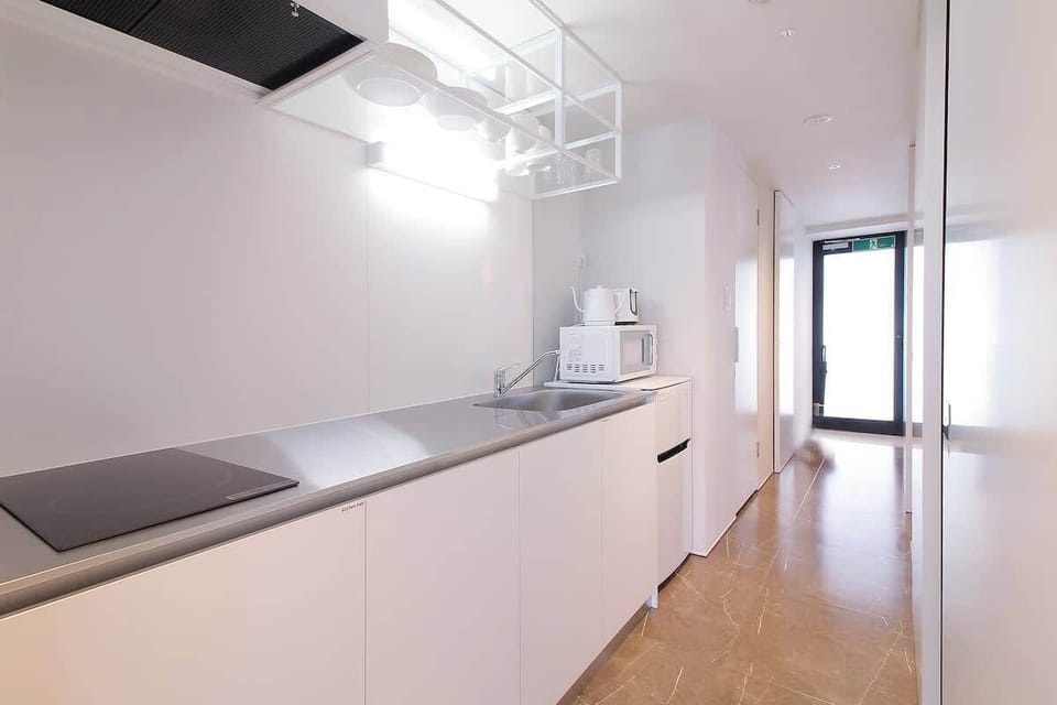 Kitchen with IH Stove top