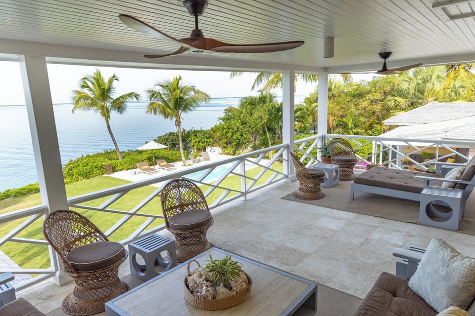 Second floor master bedroom balcony.