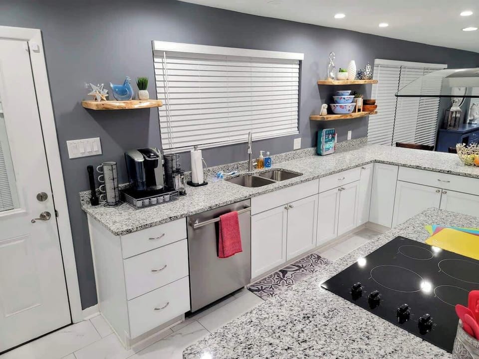 Spacious and bright kitchen that serves as the heart of the home for cooking and connection.