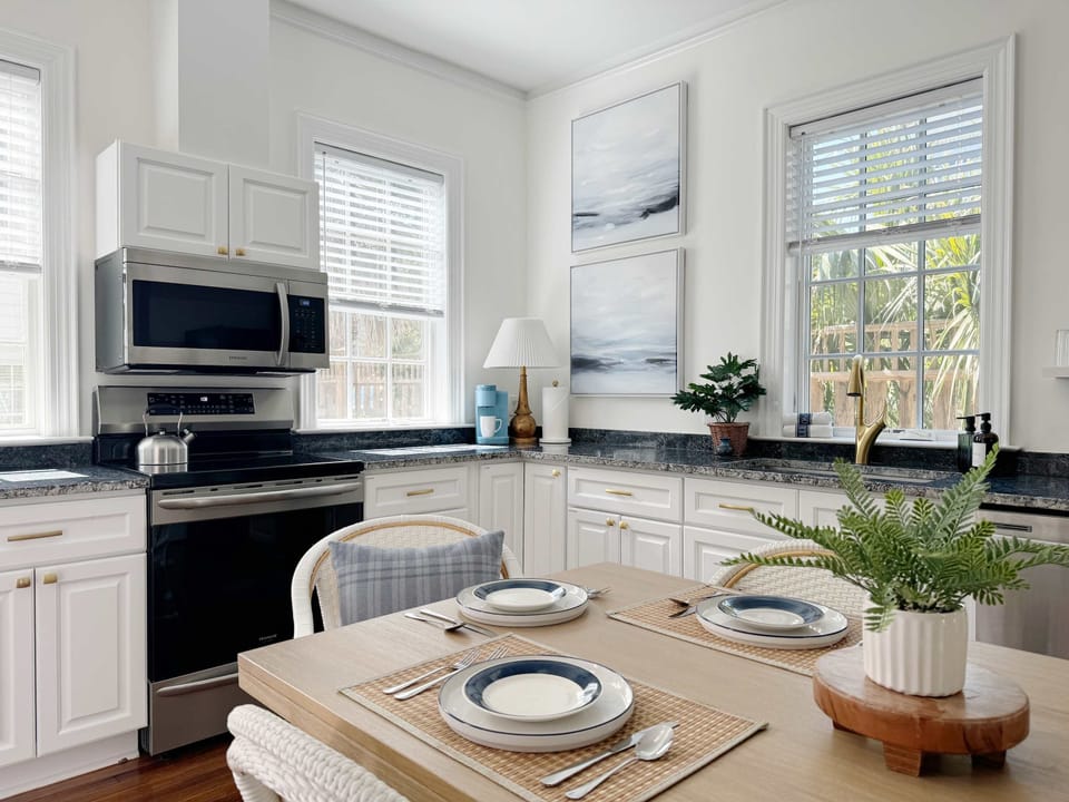 First floor kitchen/dining room.