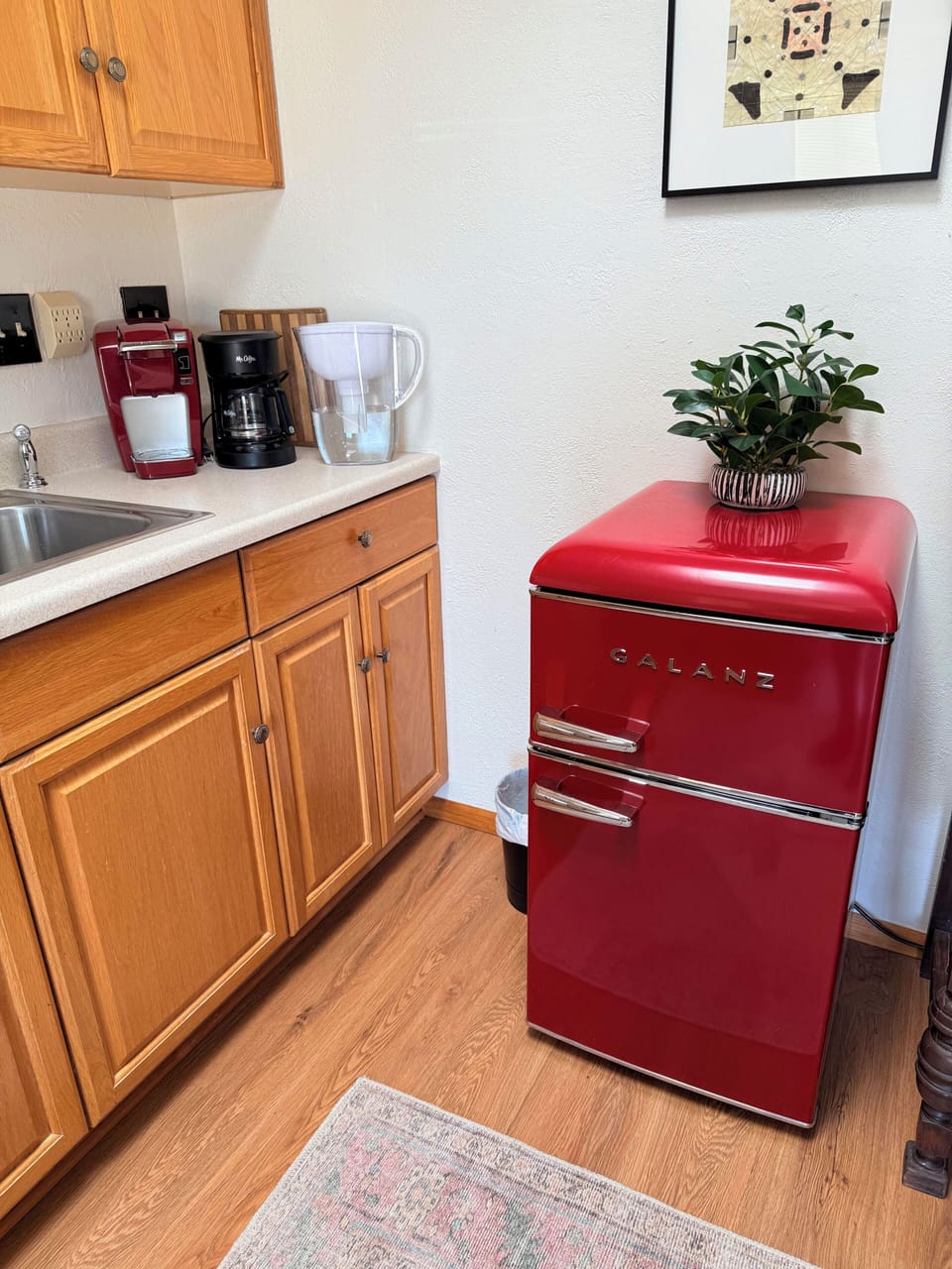 Coffee and filtered water