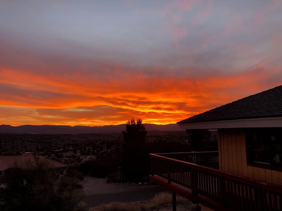 Sunset's are spectacular from this hilltop