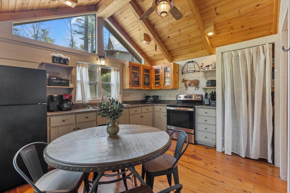 kitchen with coffee bar
