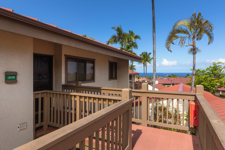 Ocean views from entrance