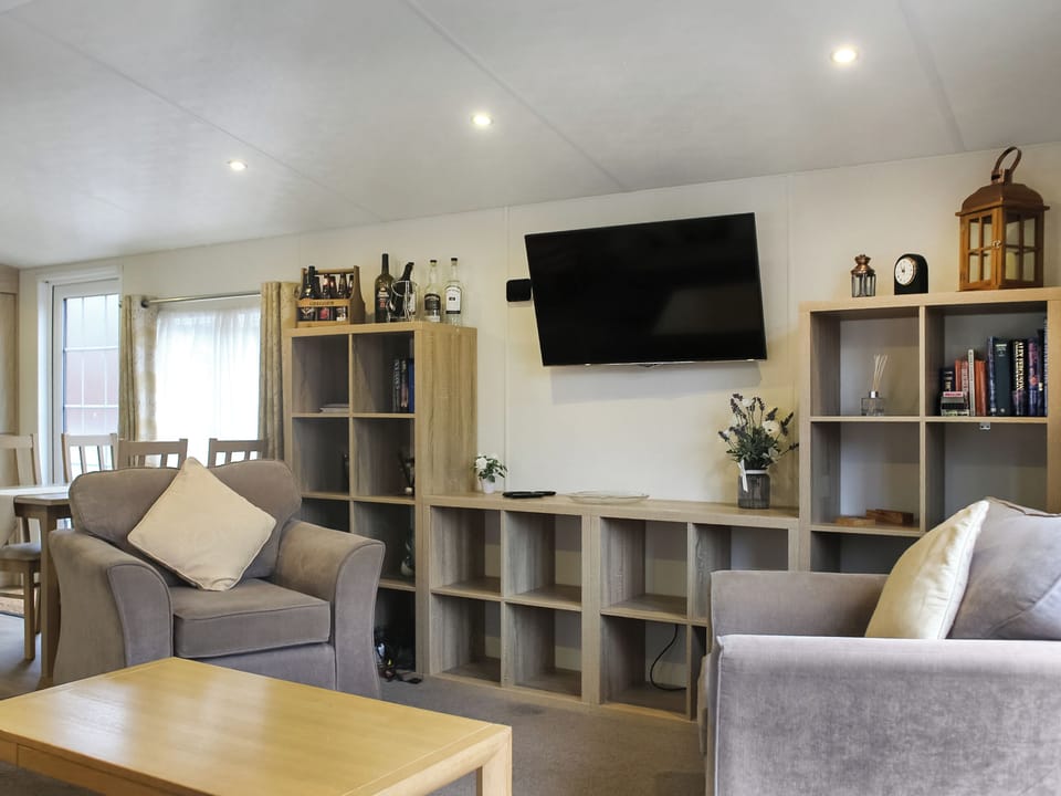 Open plan living space | Craig Rossie Lodge, Grandeagles Holiday Park