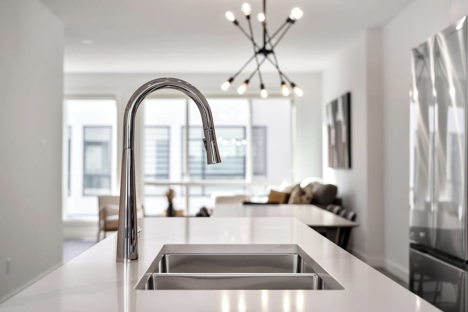 Kitchen comes complete with all new appliances and all the basics you come to expect in a rental. From pots and pans to mixing bowls. You will be provided with coffee, soap, salt and pepper, oil, paper towel and more.