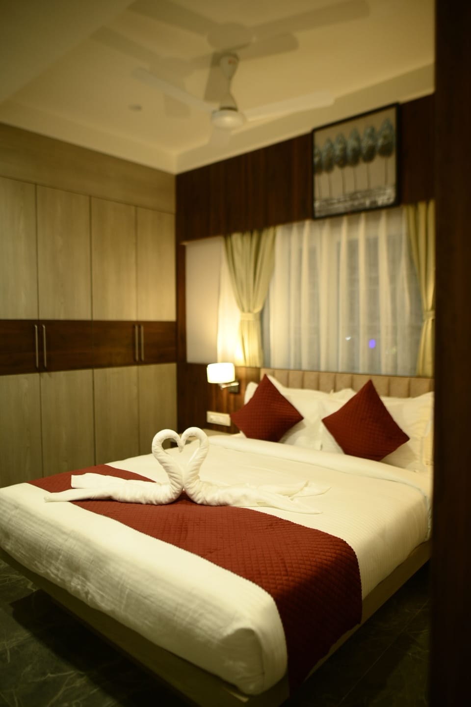 Family Suite, City View | In-room safe, desk, laptop workspace, blackout drapes