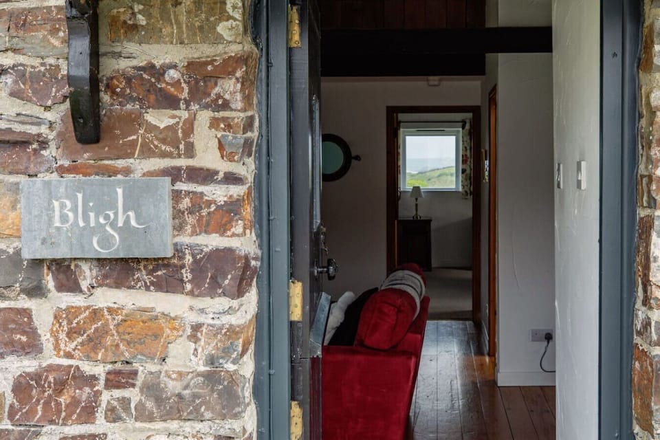 View from the front door into the cottage