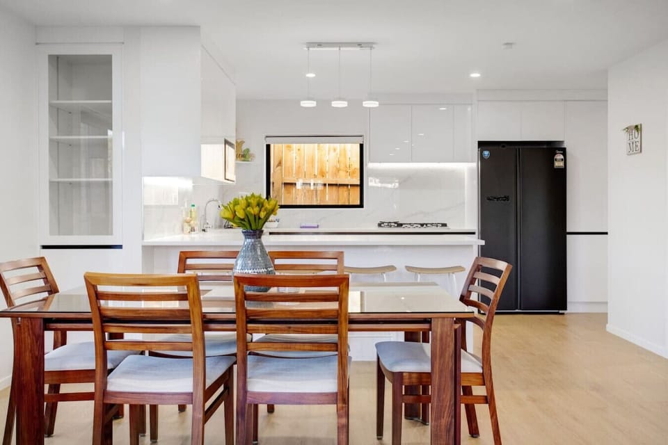 The dining table is a great place to eat together, play games or even do a jigsaw puzzle.
