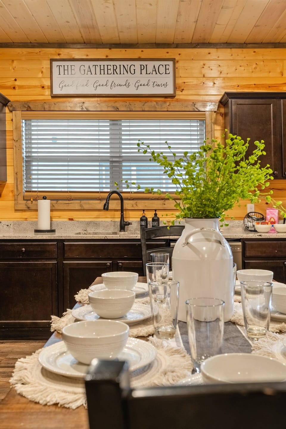 Gather around the dining table to reconnect with loved ones.
