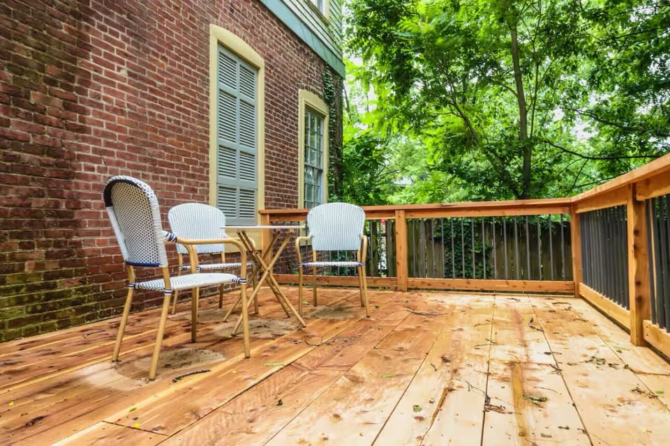 The back deck