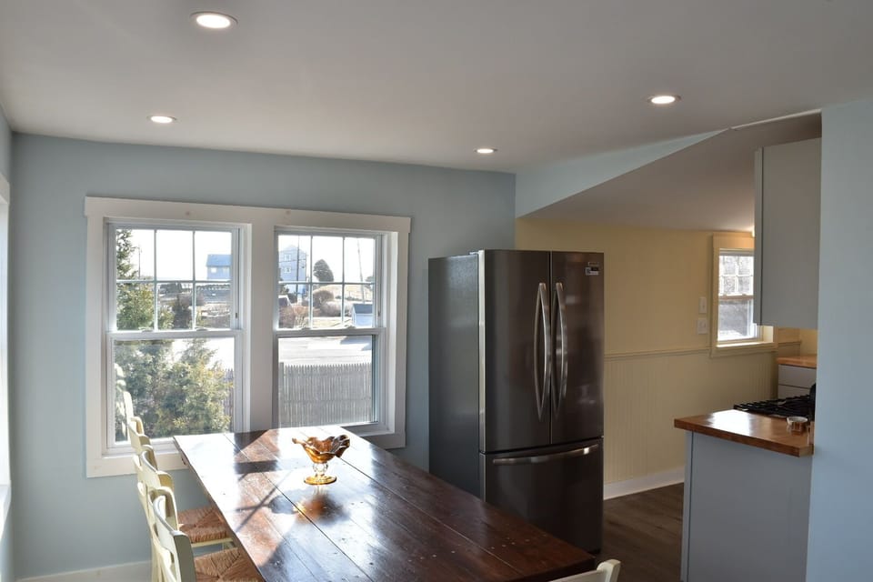 Dining and kitchen area