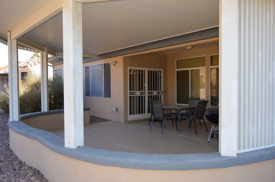Expanded covered patio