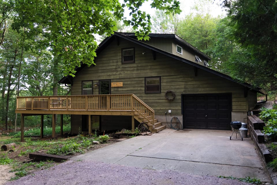 Driveway and side of house