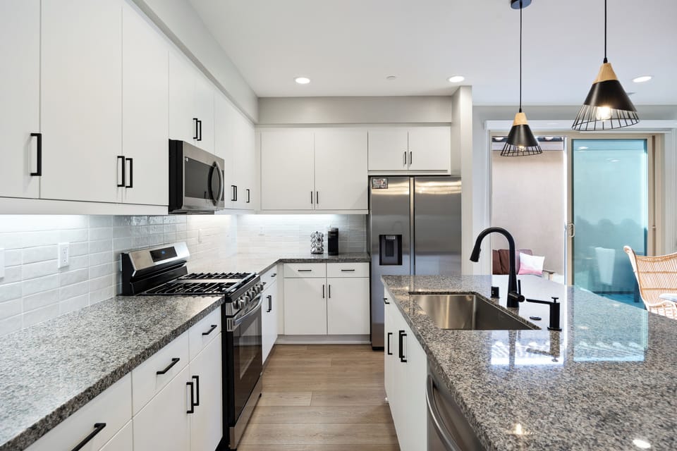 Fully equipped kitchen ready for all your cooking needs.
