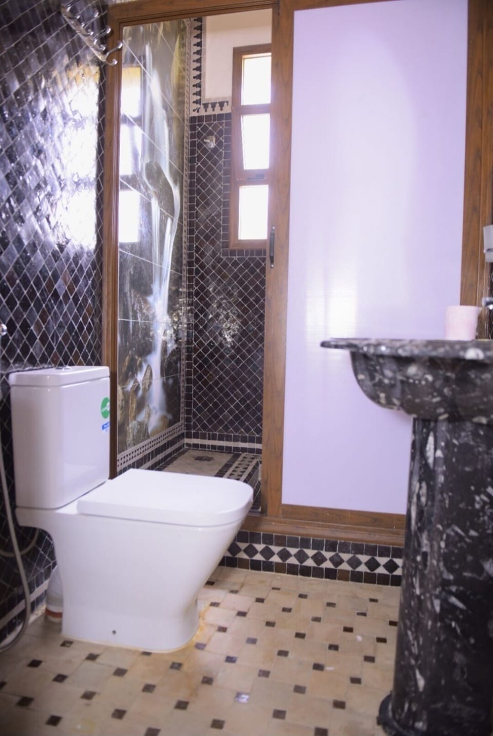 Towels, soap, shampoo, toilet paper