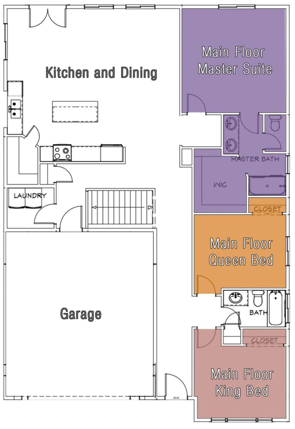 Upstairs Floor Plan