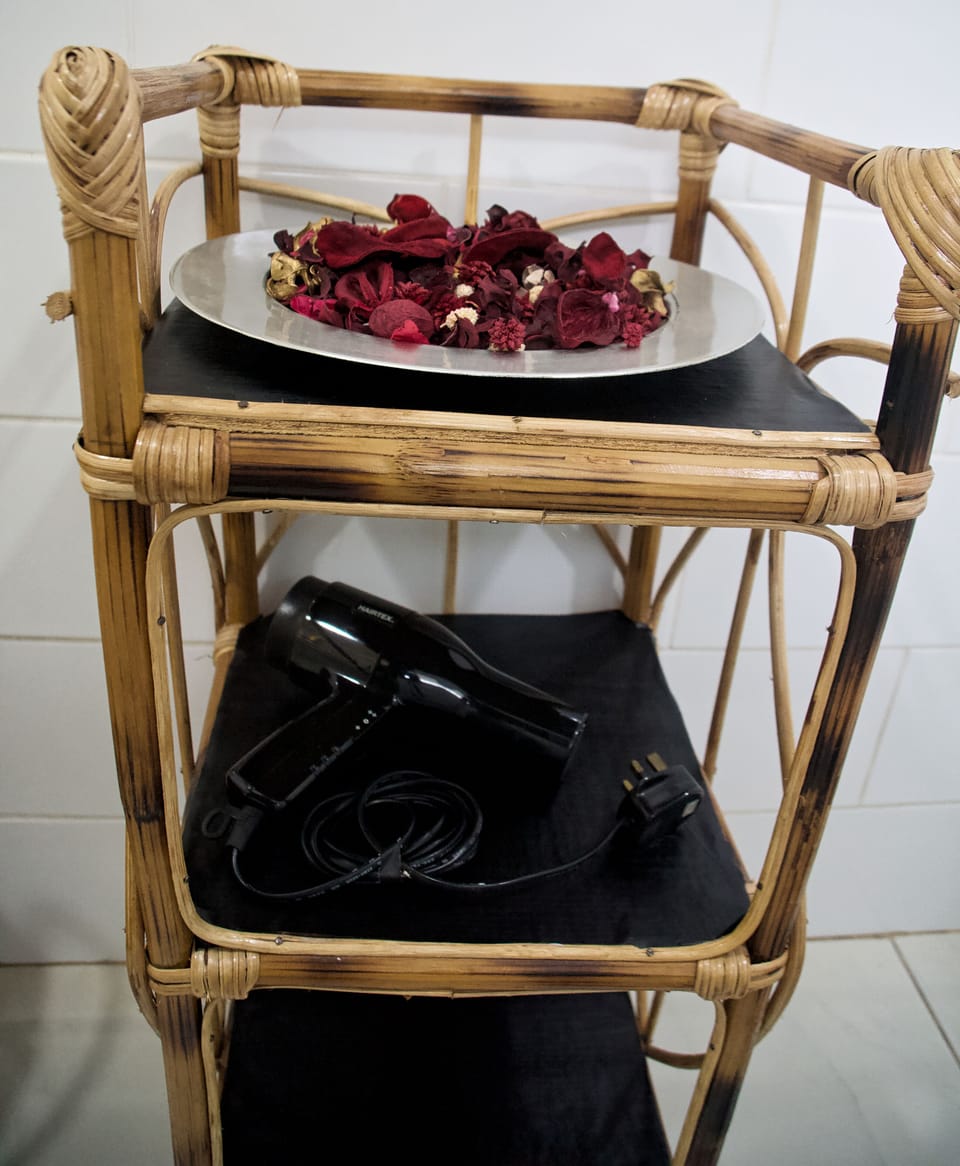 Deluxe Double Room, Pool View | Bathroom | Shower, free toiletries, towels, soap