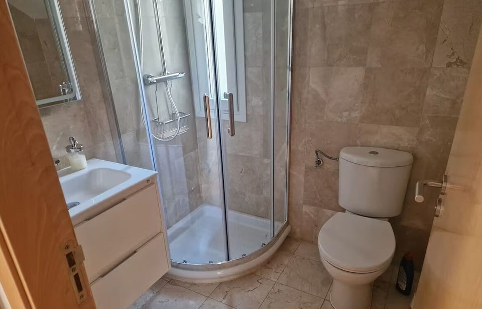 Bathroom at entrance floor.