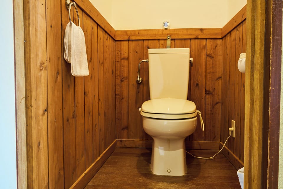 Japanese-style Twin Room, Non Smoking | Bathroom | Slippers, electronic bidet