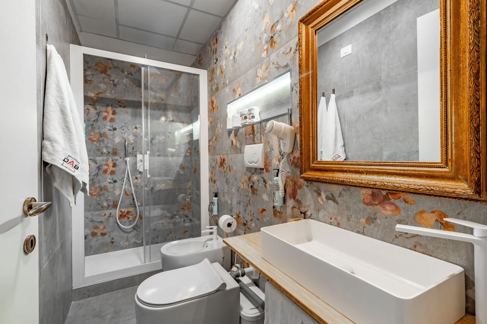 Deluxe Room | Bathroom | Shower, hair dryer, slippers, bidet