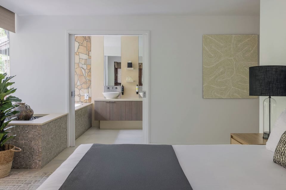 Apartment, 3 Bedrooms, Private Pool | Hypo-allergenic bedding, in-room safe, blackout drapes, soundproofing