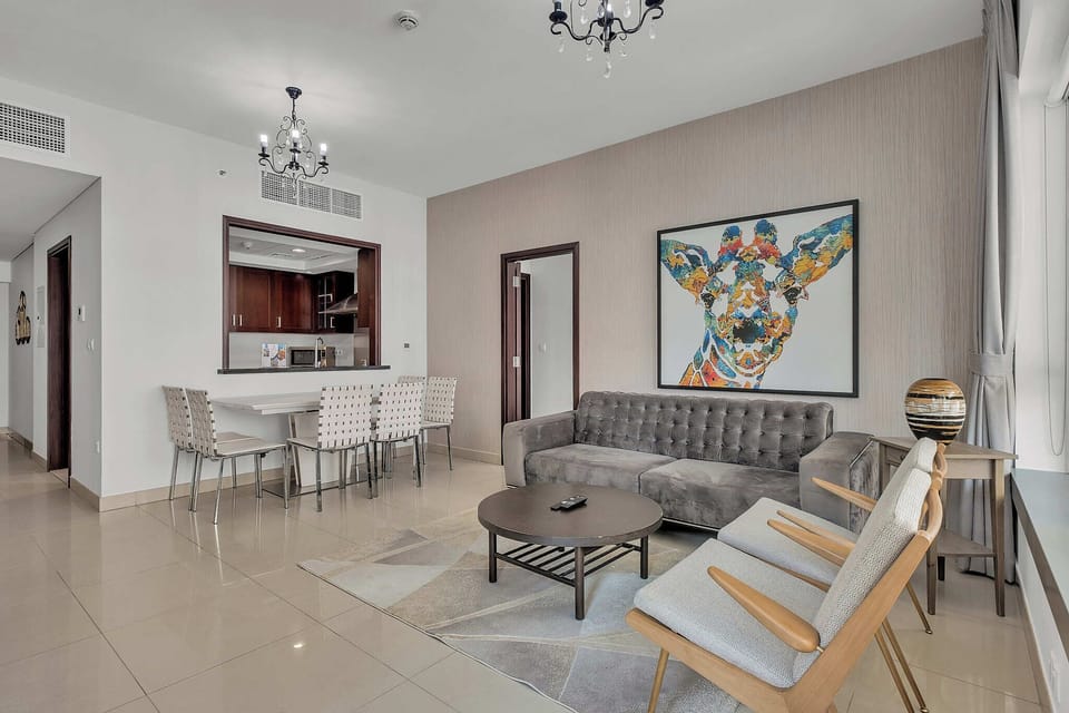 Apartment, Balcony, City View | Living area