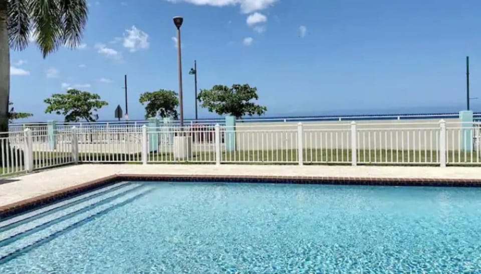 Pool, right in front of apartment.