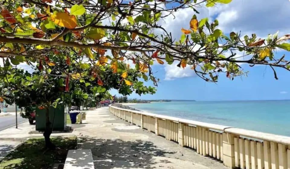 Paseo Real Marina walkway, just outside the apartment.