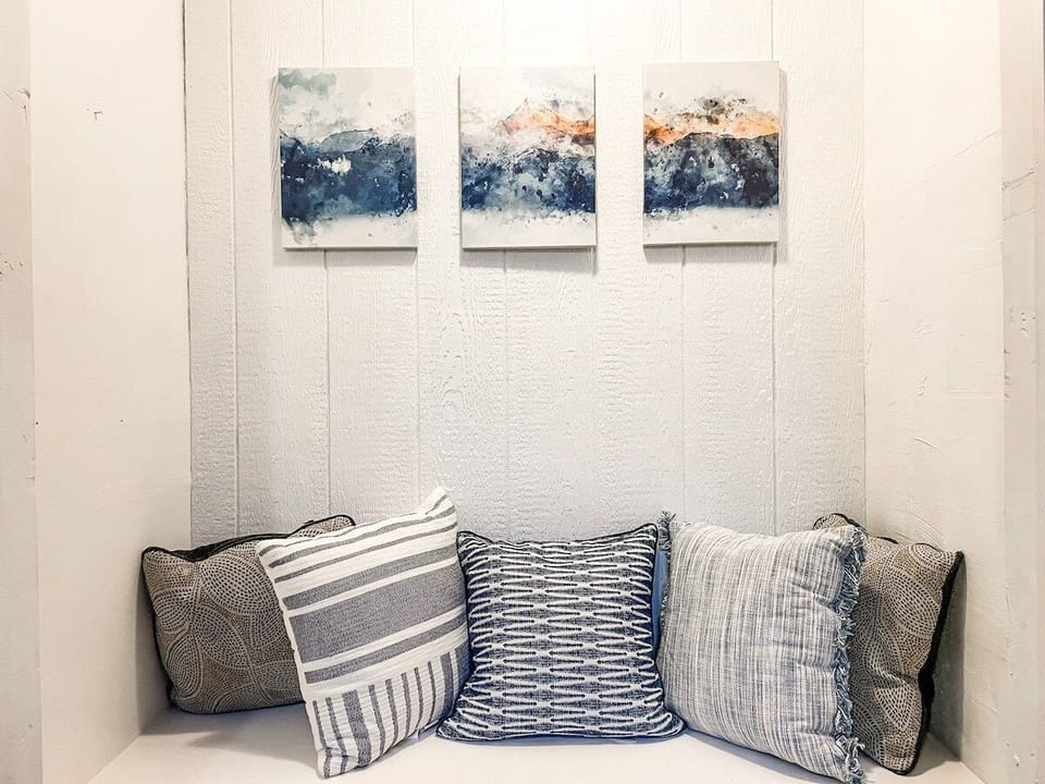 Enjoy a cozy reading nook