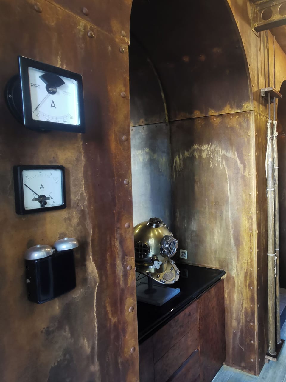 Interior entrance