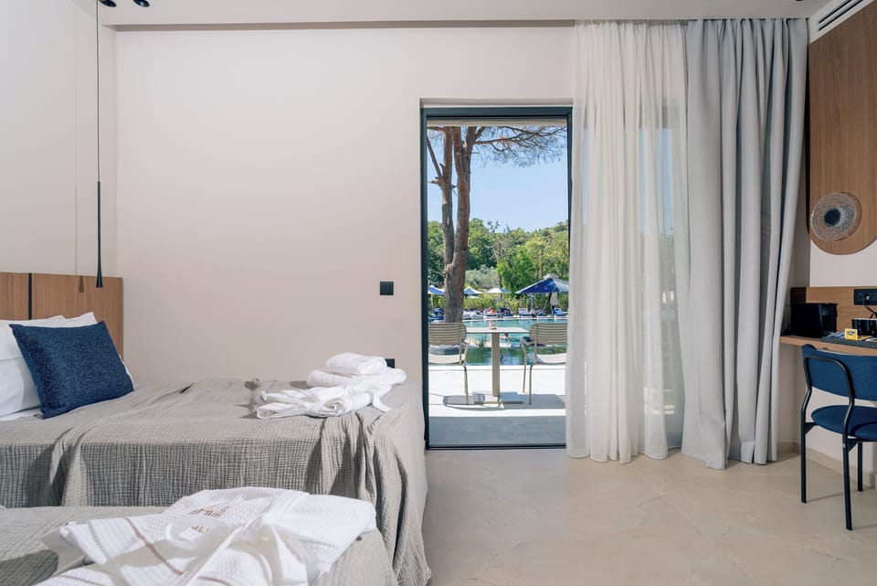 Superior Double or Twin Room, Pool Access, Poolside | Premium bedding, Select Comfort beds, in-room safe, desk