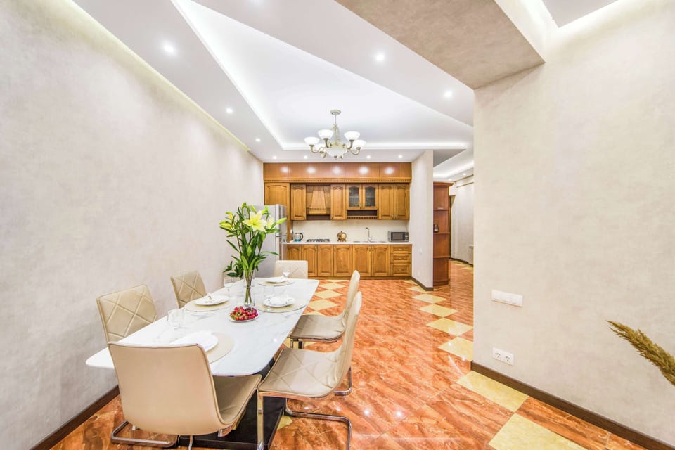 Family Apartment, Balcony | Living area | Flat-screen TV