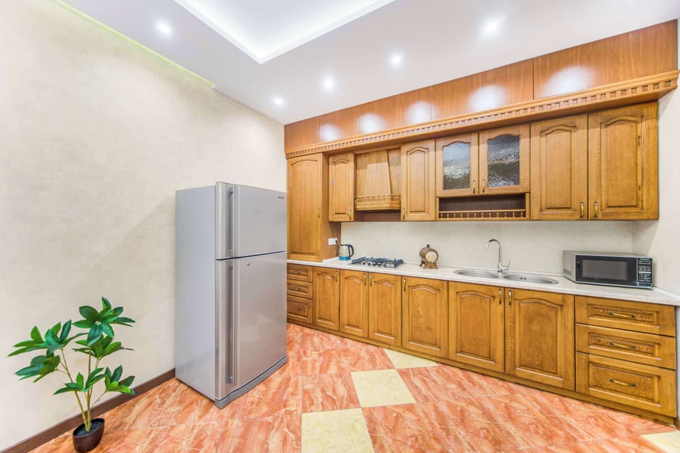 Family Apartment, Balcony | Private kitchen | Electric kettle