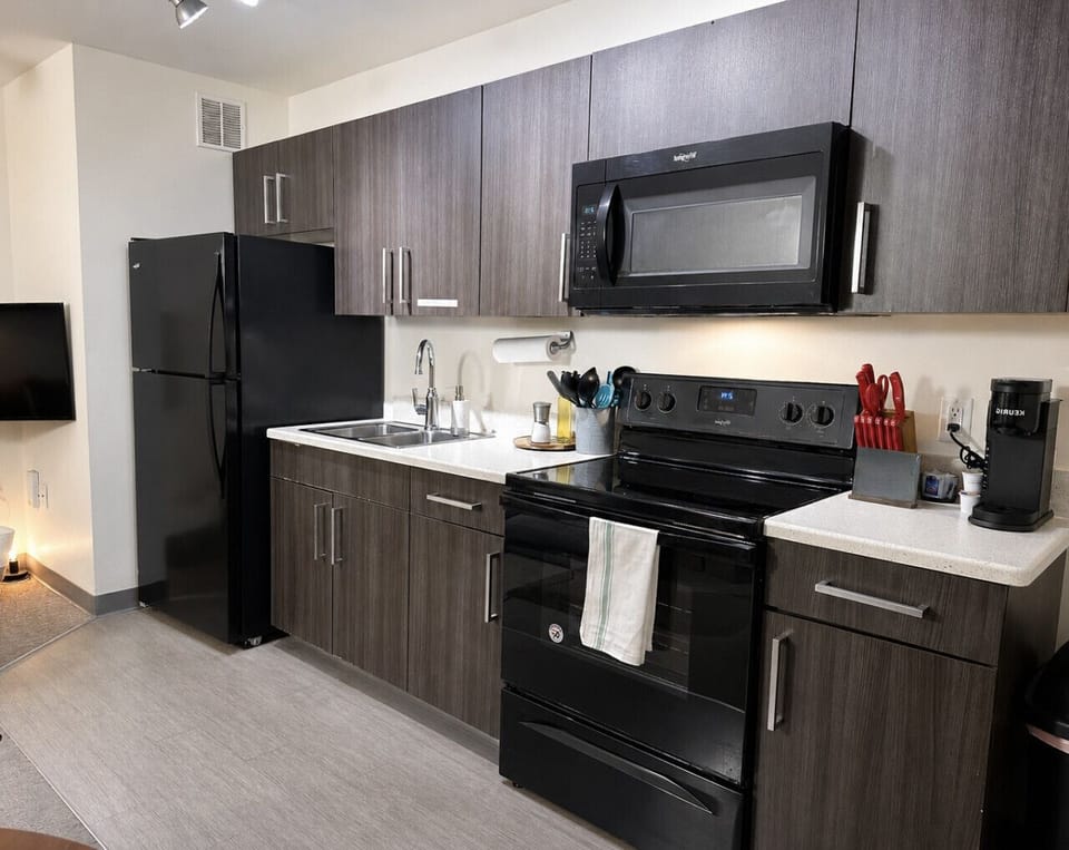Whip up your favorite meals in the fully equipped kitchen
