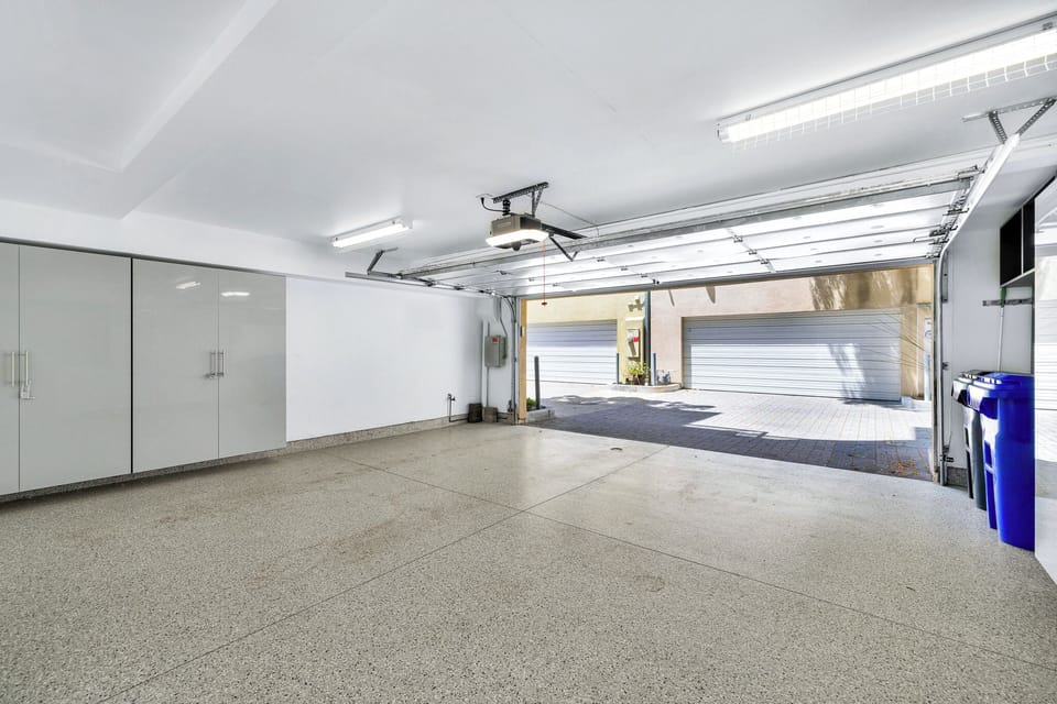 Spacious 2 car garage