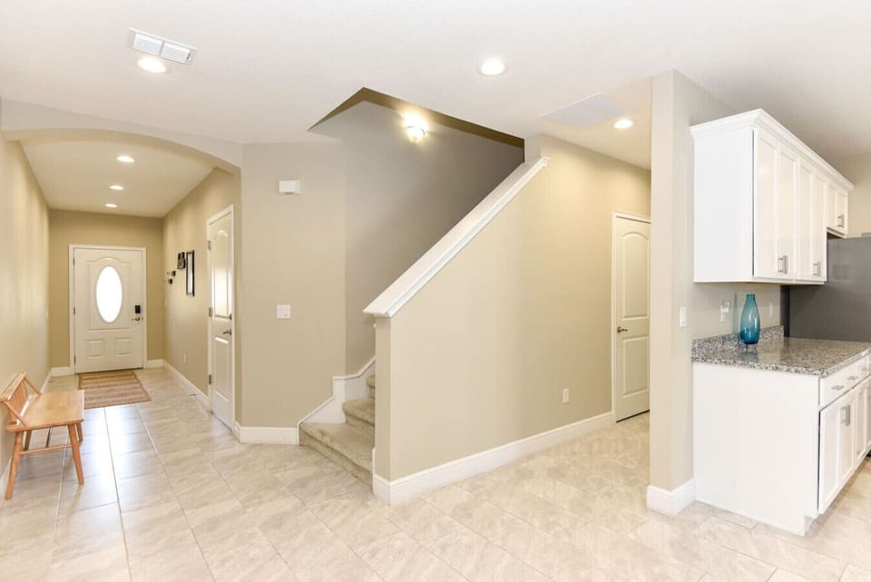 Stairs going to the bedrooms