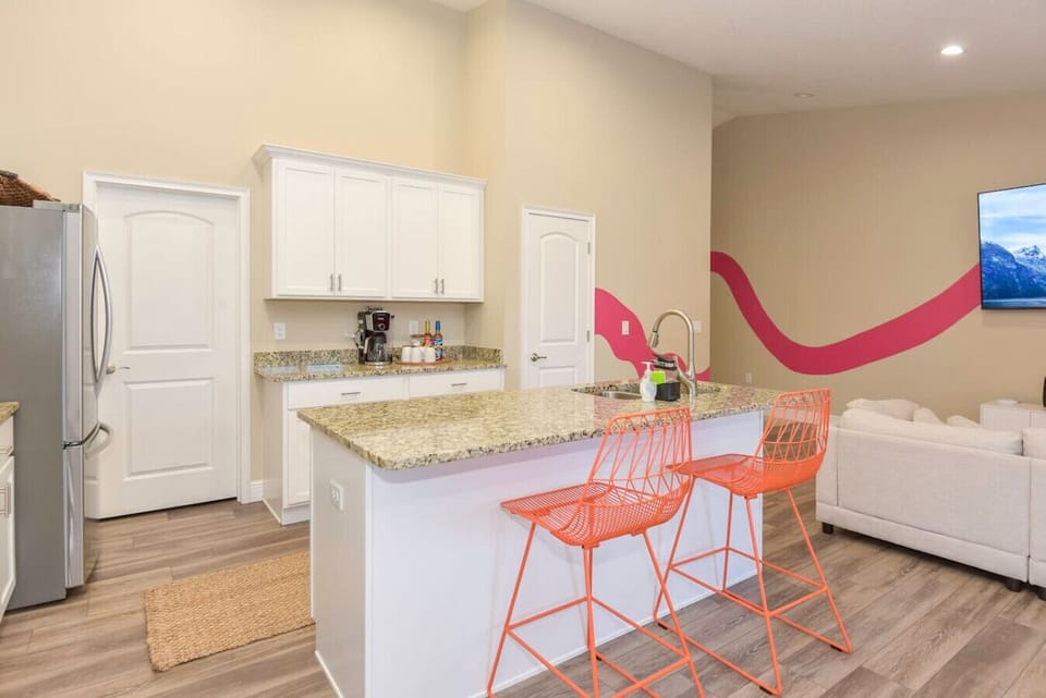 Kitchen with a counter