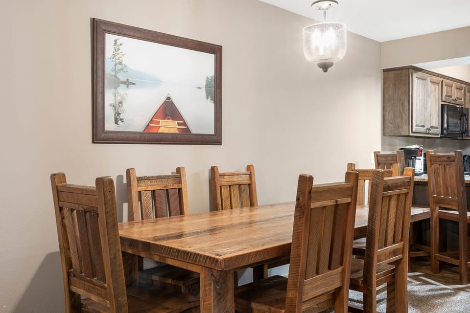 One Bedroom Unit Dining Table