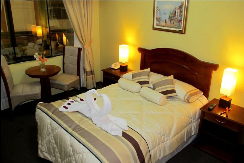 Classic Double Room, 1 Queen Bed, Garden View | Down comforters, desk, laptop workspace, free WiFi