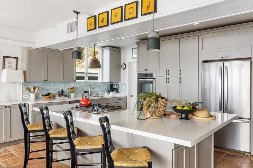 Upgrade your breakfast experience with barstool seating.