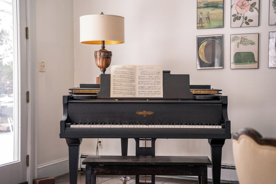 This colonial home was simply meant to be filled with music.