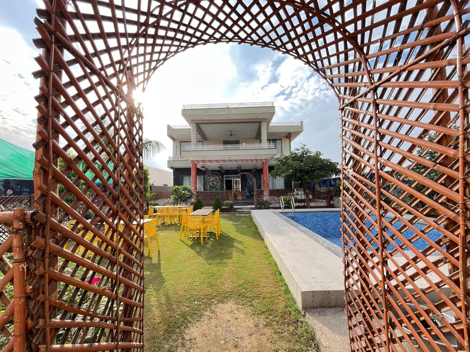 6BHK Villa with Pool & Garden | Garden view