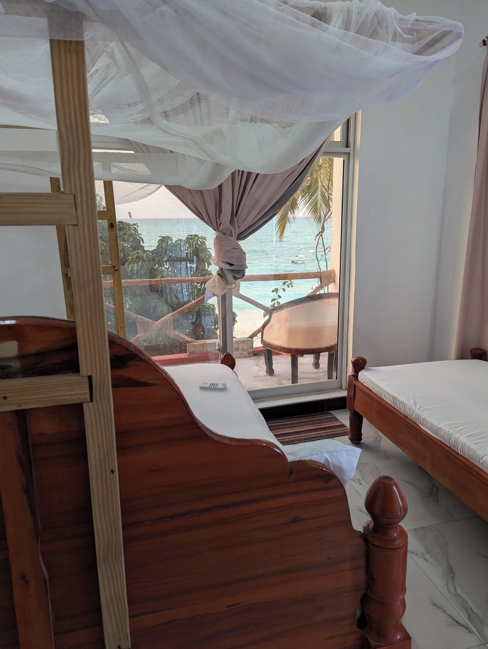 Comfort Double Room, Sea View | Individually furnished, desk, laptop workspace, free WiFi