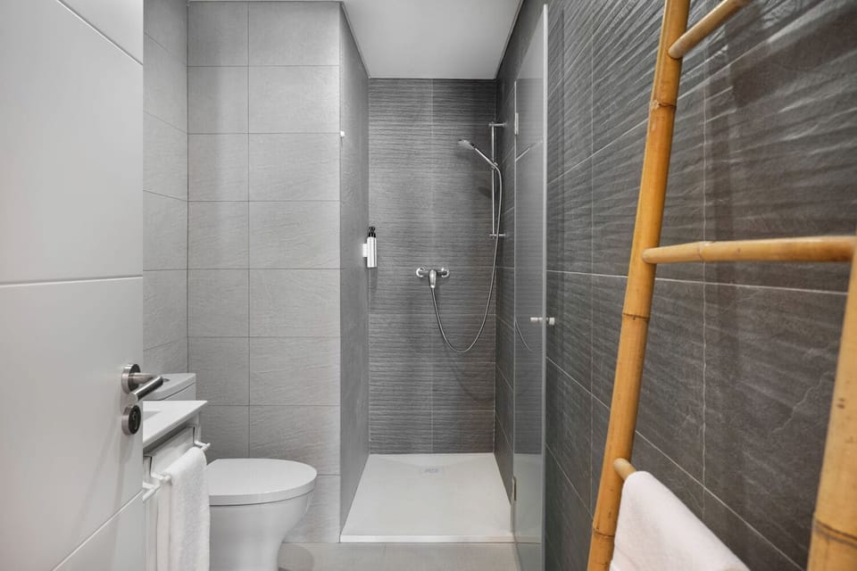 Standard Double or Twin Room | Bathroom | Shower, hair dryer, towels, soap
